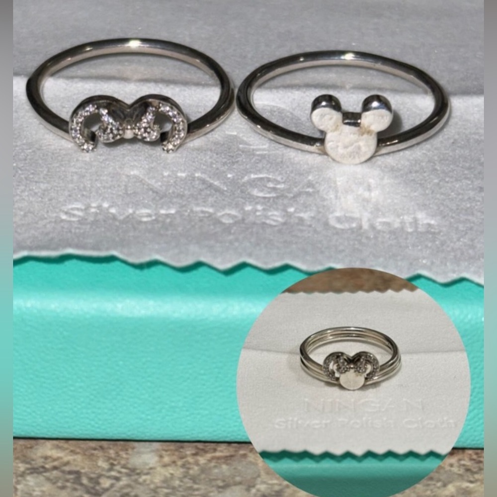 Pandora Minnie Mouse Ring set